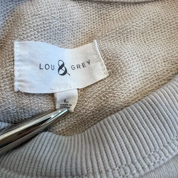 Lou & Grey top and pants leisure sweat set. Size L. Ski and winter embroidered. - Picture 7 of 16